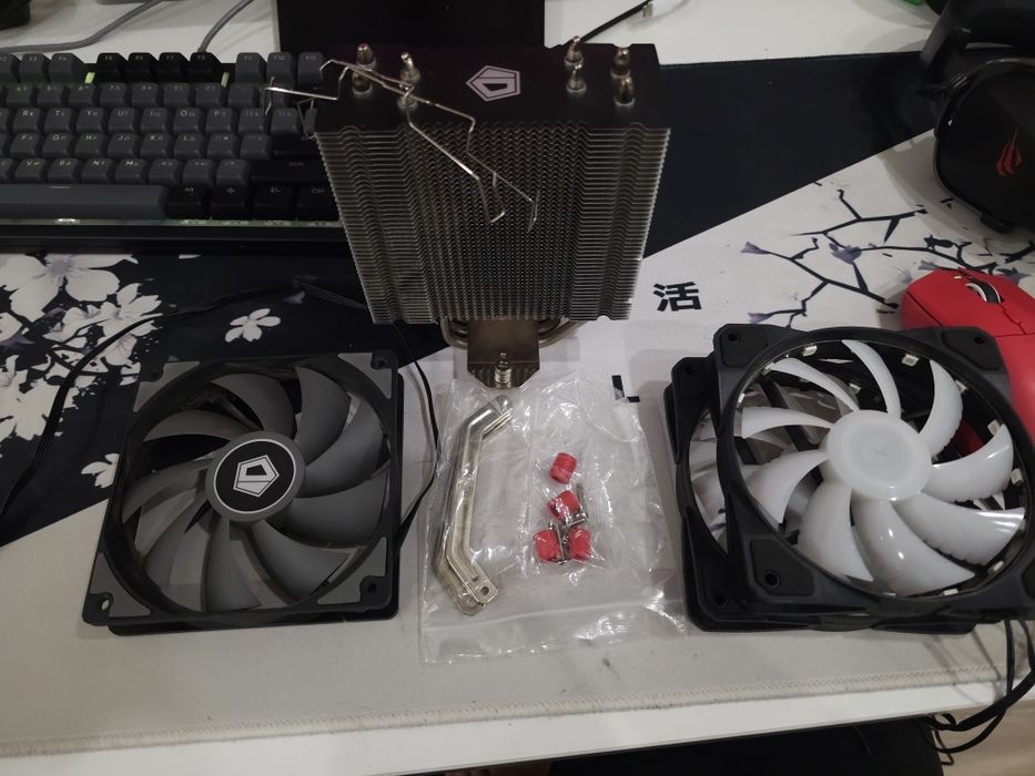 Id cooling se 224 xt basic и 2 вентилятора для корпуса