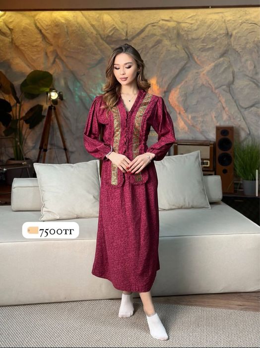 Үйге киюге арналған санді халаттар