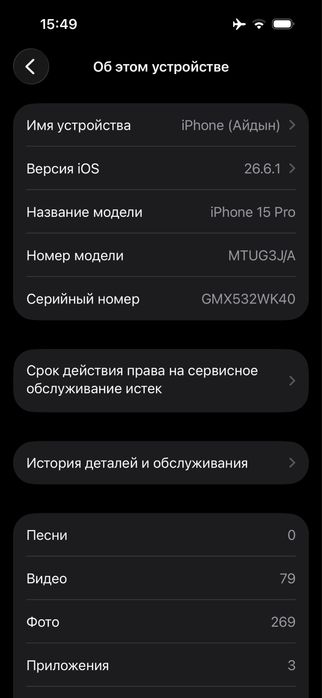 Iphone 15Pro 256gb