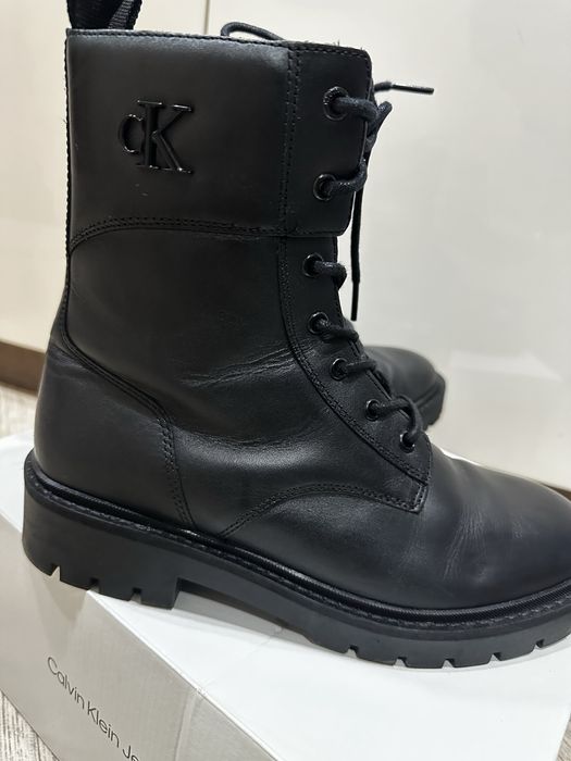 Оригинални Calvin Klein Jeans кожени боти