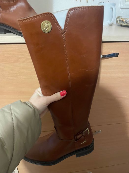 Vând cizme lungi benvenutti 35 noi piele