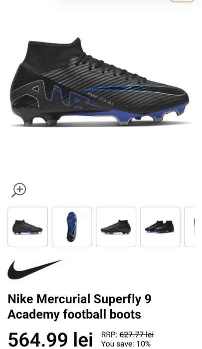 Adidasi fotbal zoom superfly academy