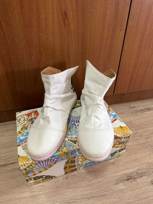 Стильные полуботинки кож