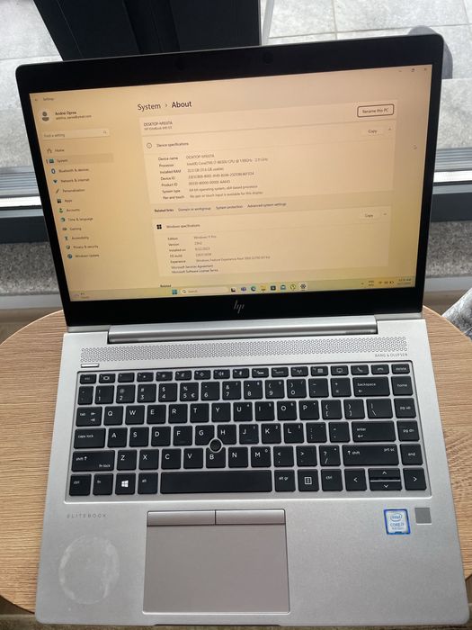 Laptop HP EliteBook 840 G5 i7, SSD, 32 GB RAM