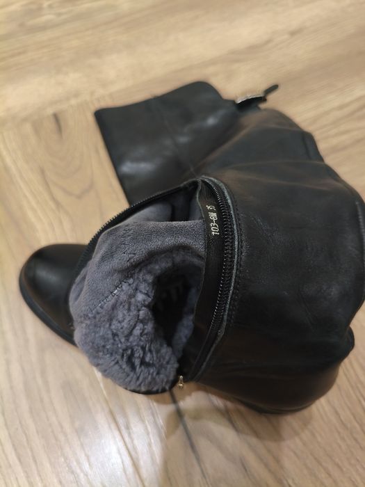 Сапоги женские, кожаные