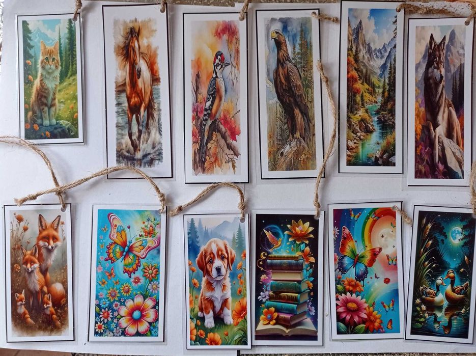 Книго разделители  ото хартия специални бои и ламиниращо фолио