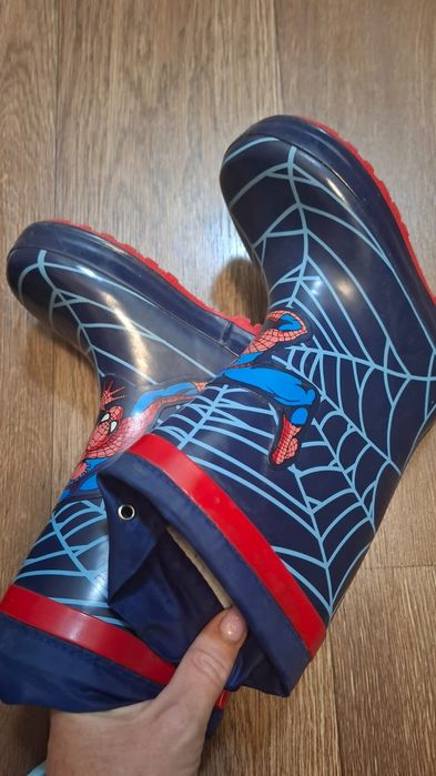 Резиновые сапожки Человек паук.