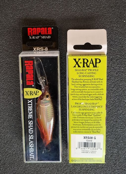 Воблери Rapala XRS 6, XRS 8, XRSH 6-спрени от производство