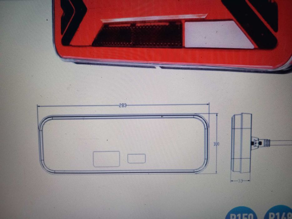 lampă spate man led kamar l1959 – semnalizare dinamică  efect neon