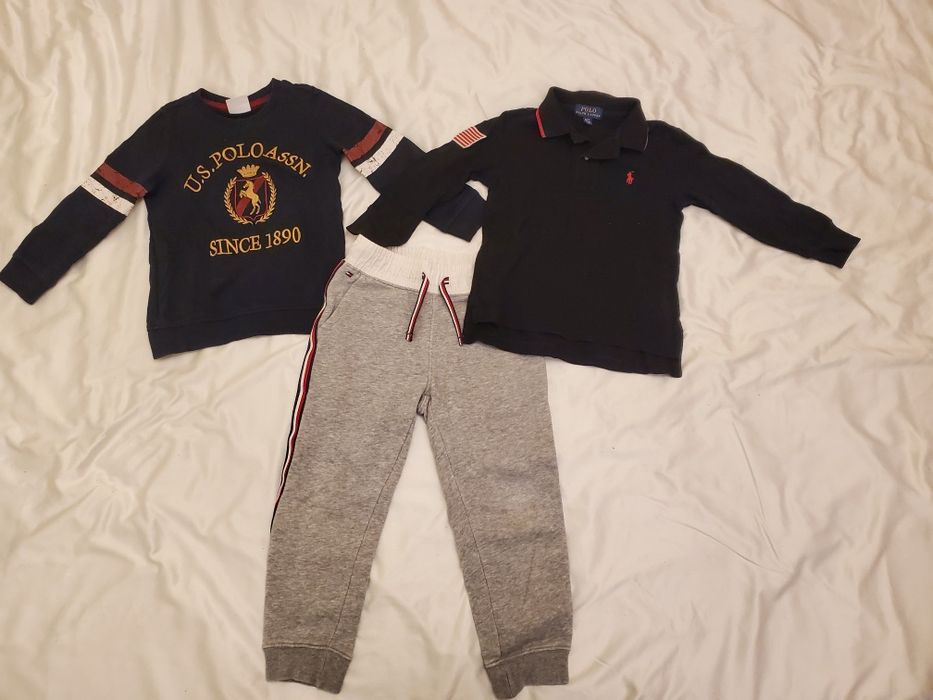 Vand lot haine de firma copii (baiat), 3-4 ani, Polo, Tommy Hilfiger