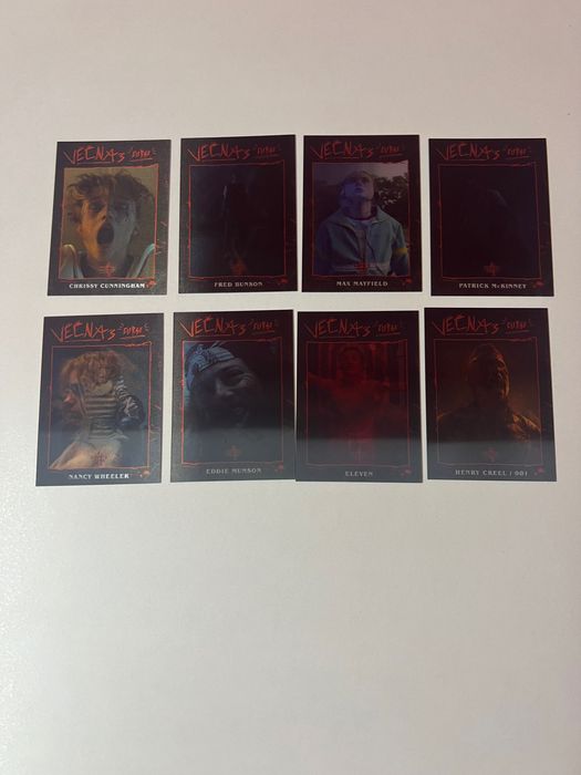 Stranger things Topps card collection