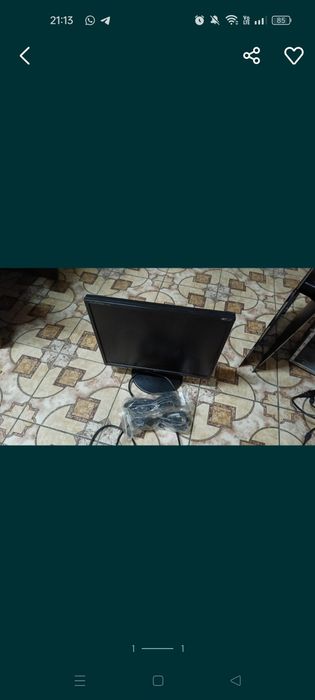 Продается компьютер в месте с монитором