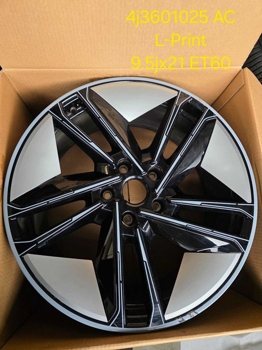 2х Audi E-tron GT FW 4J3601025AC 9.5jx21 et 60 5x130