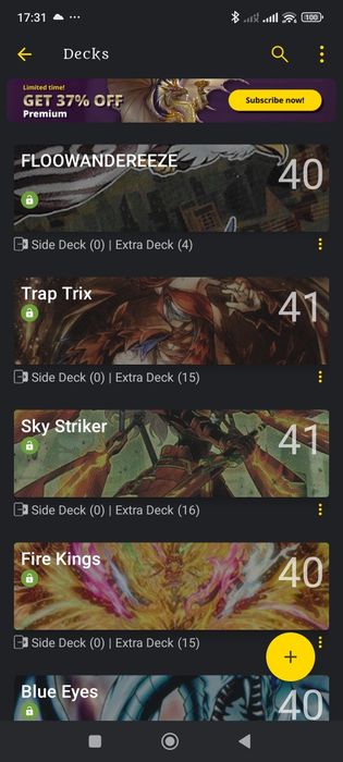 Продавам голяма Yu-Gi-Oh колекция