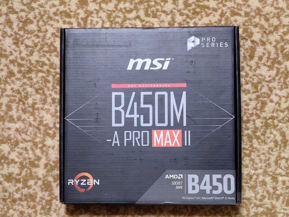 Placa de baza MSI B450M-A pro Max II