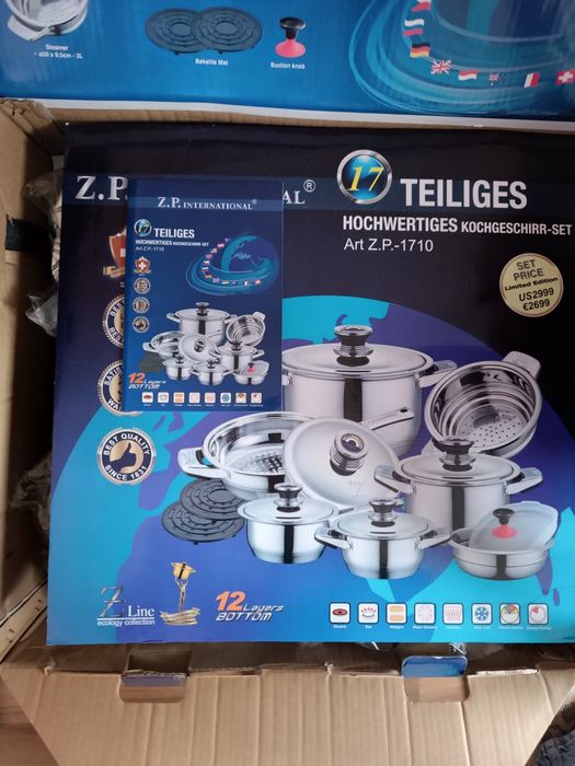 комплект тенджери и тигани Zepter