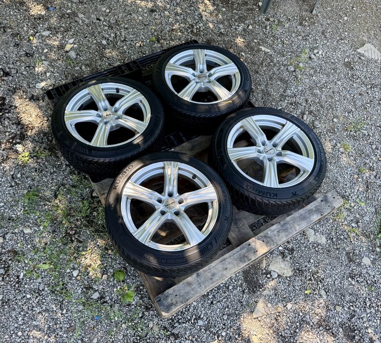 Алуминиеви джанти 17” 5x112+ГУМИ Kumho 205/50/17 за Vw,Skoda,Seat,Audi