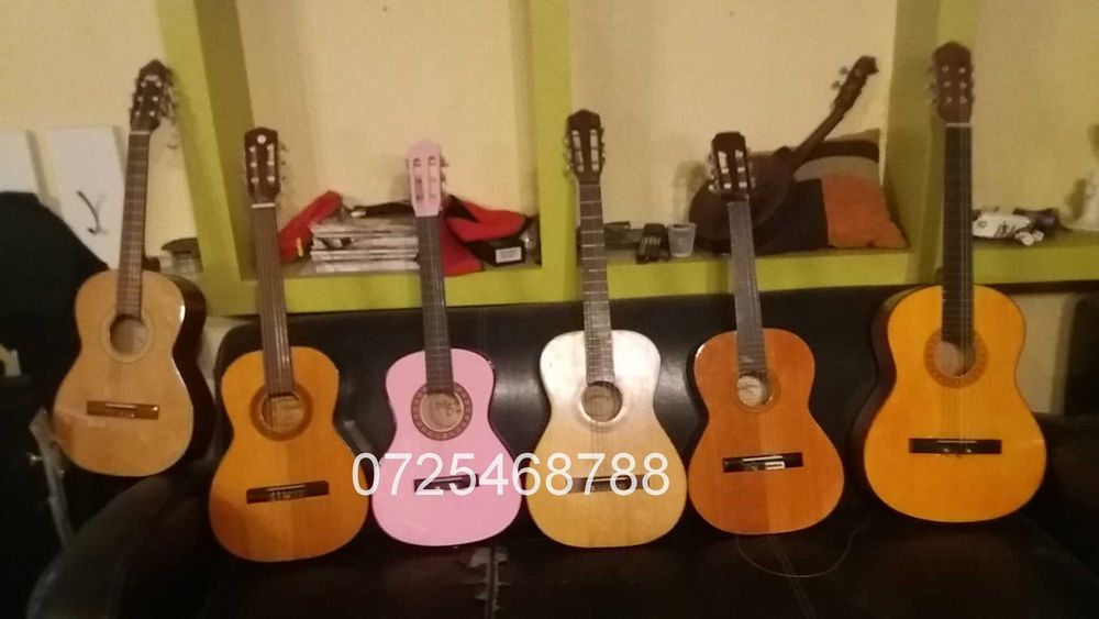 chitara acustica clasica  electrica 3/4 4/4 tobe roland