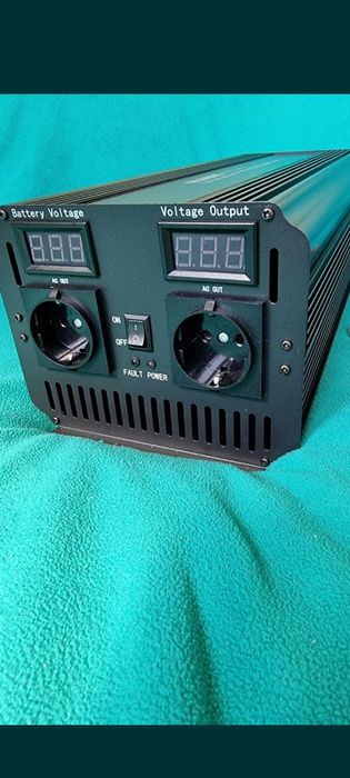 Висококачествен мощен Инвертор Пълна синусоида 12-220в,3000-6000вт