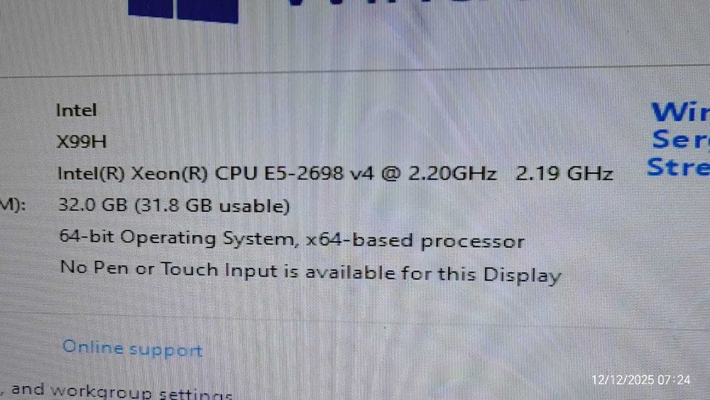 Calculator GAMING procesor Intel 20 nuclee fizice / 40 fire executie