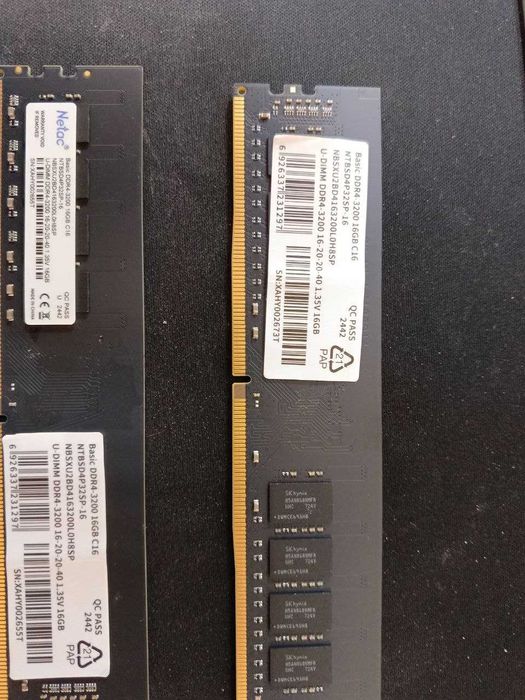 Опер. память DDR4 2X16 Netac Basis 3200Mhz