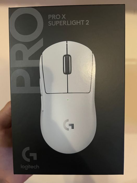 Logitech PRO X SUPERLIGHT 2 неразпечатана бяла мишка