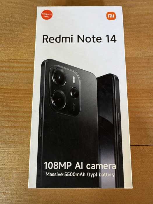 НОВ Xiaomi Redmi Note 14 128GB 8GB Dual SIM телефон