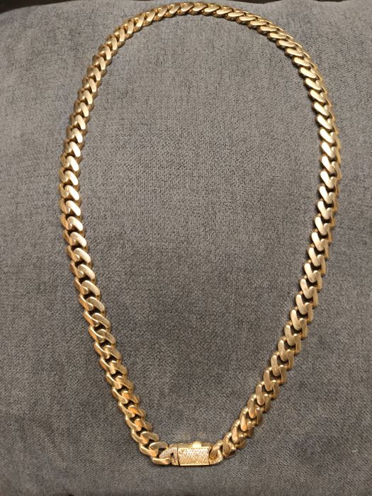 Lanț Cuban aur 14 k