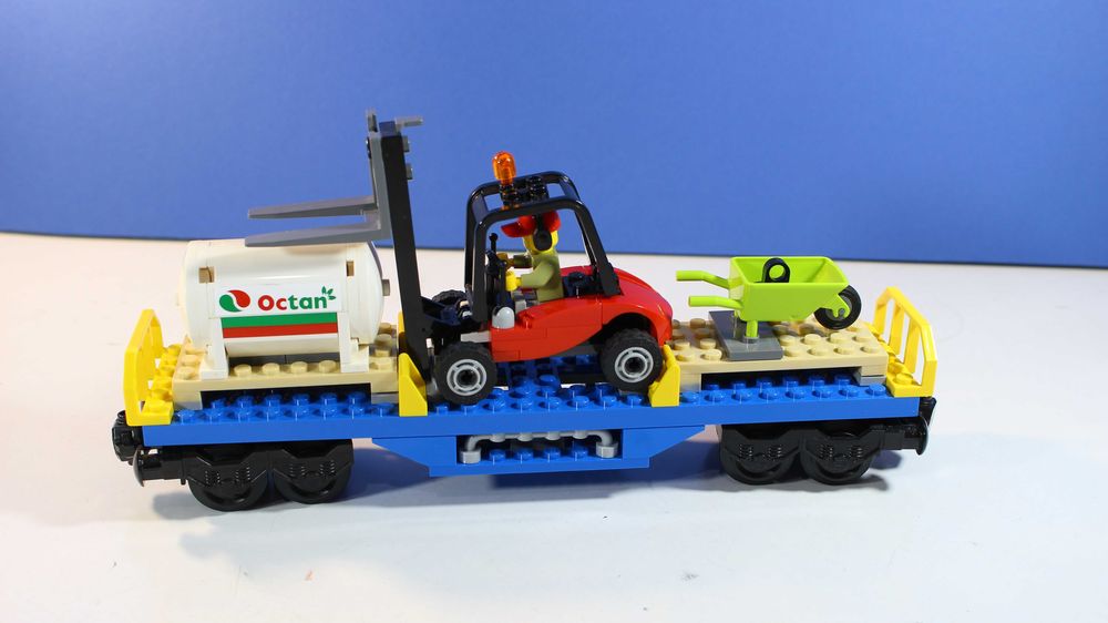 Лего Син Товарен Влак 60052 Lego City Blue Cargo Train