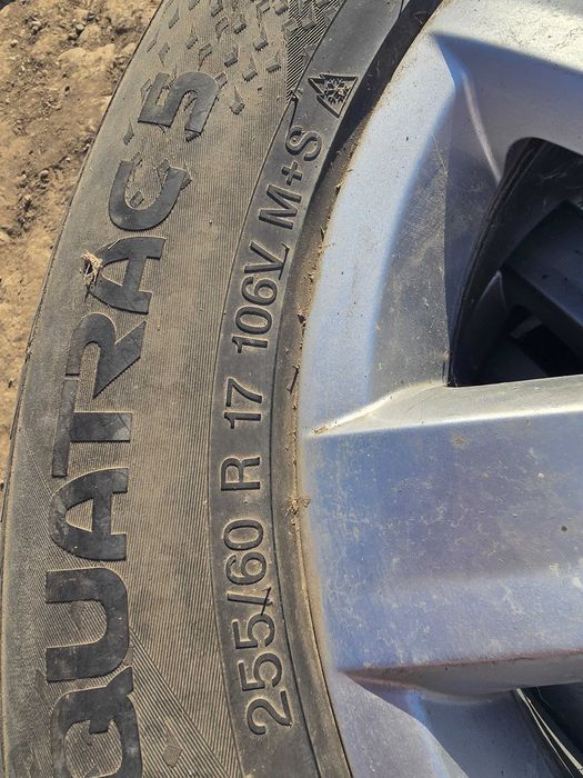 Set jante aluminiuVW Touareg 255/60R17 M+S