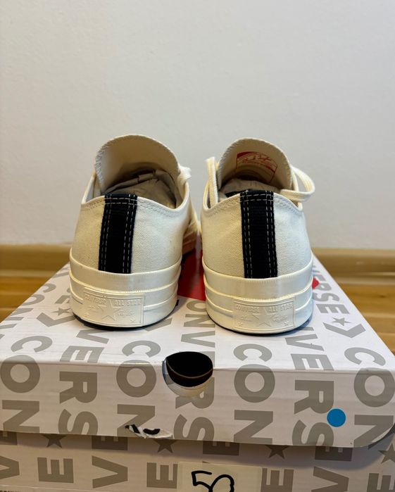 Кецове Comme des garçons Play x Converse