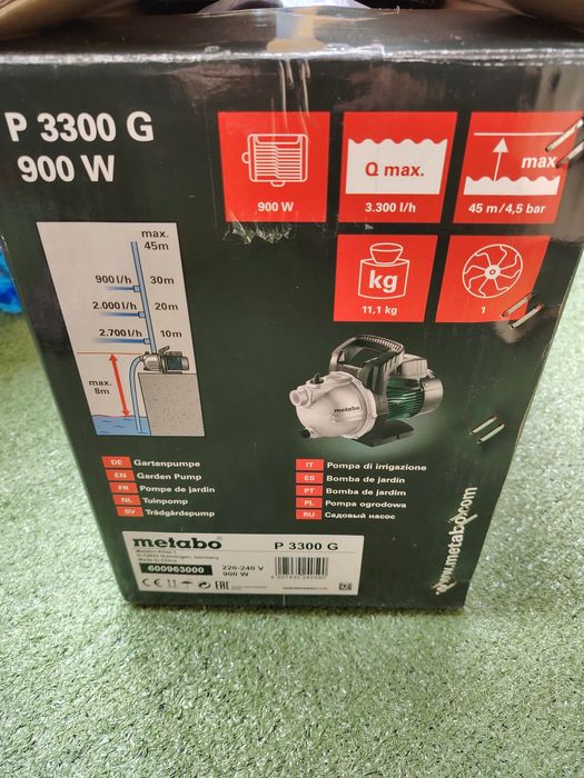 Помпа Metabo P3300G
