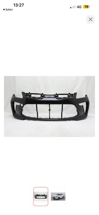 бампер перед 17-20 kia rio