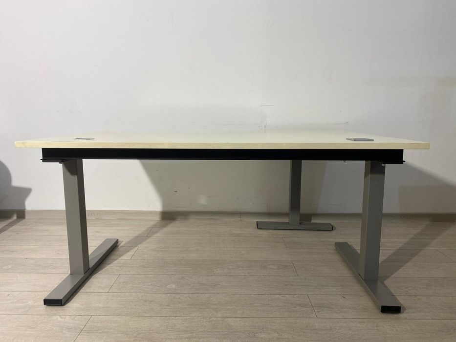 5 Buc. Birou de Colț 160X120 cm; Masă Lucru Cadru Metalic