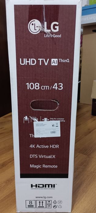 Телевизор LG 43" 4K UHD SMART TV