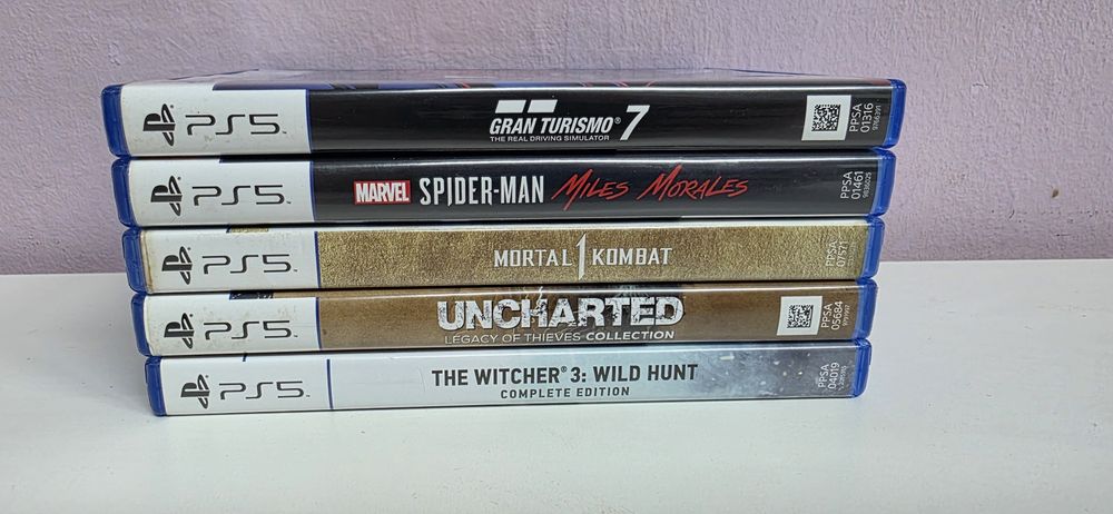 5 Игри за Playstation 5 / PS5 - 5 Броя Дискове Пакетна Цена