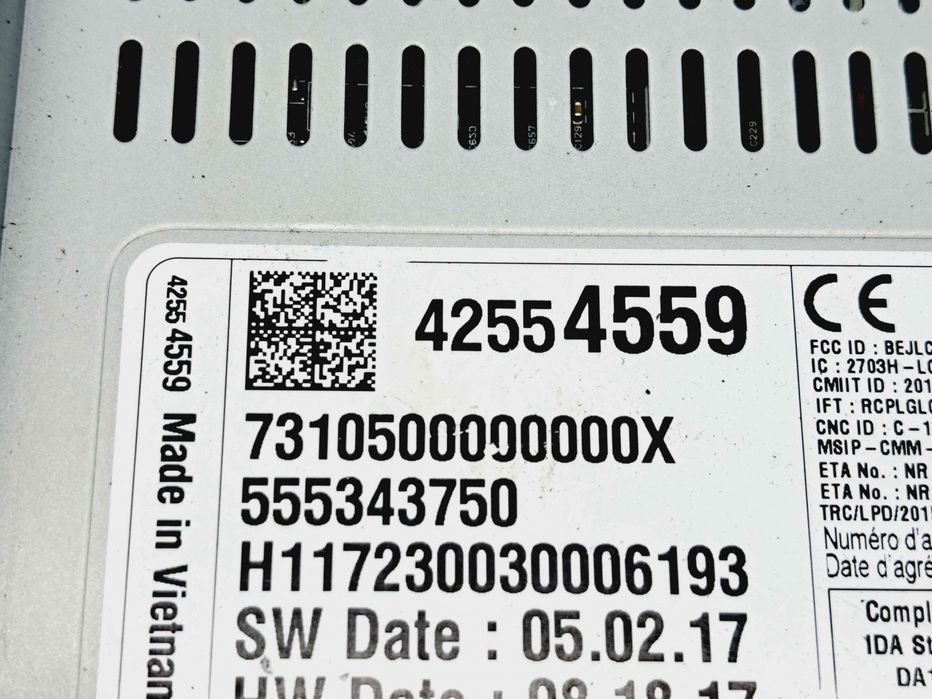 Modul multimedia Opel Astra K Hatchback [Fabr 2015-2022] 42554559