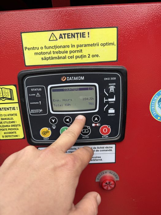 Generator de curent diesel 300h de functionare