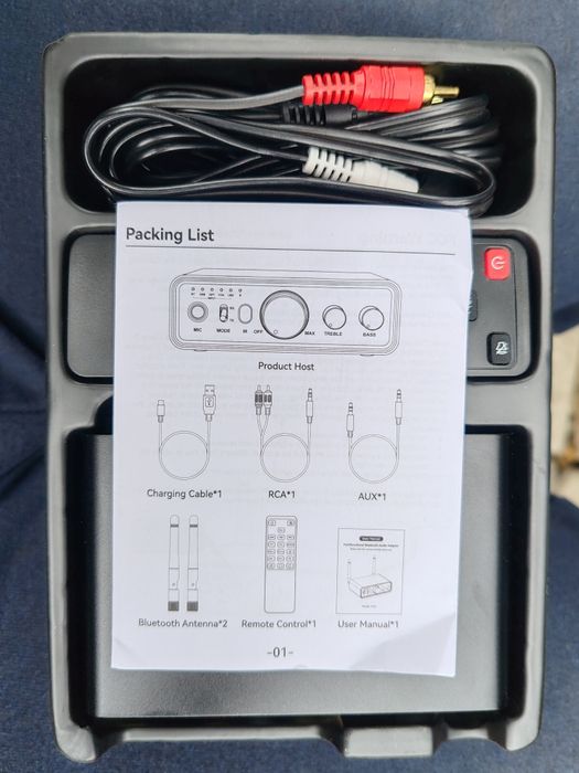 Dac convertor audio toslink rca bluetoth telecomanda