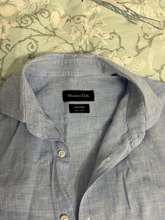рубашка легкая,лен 100% masimo duti