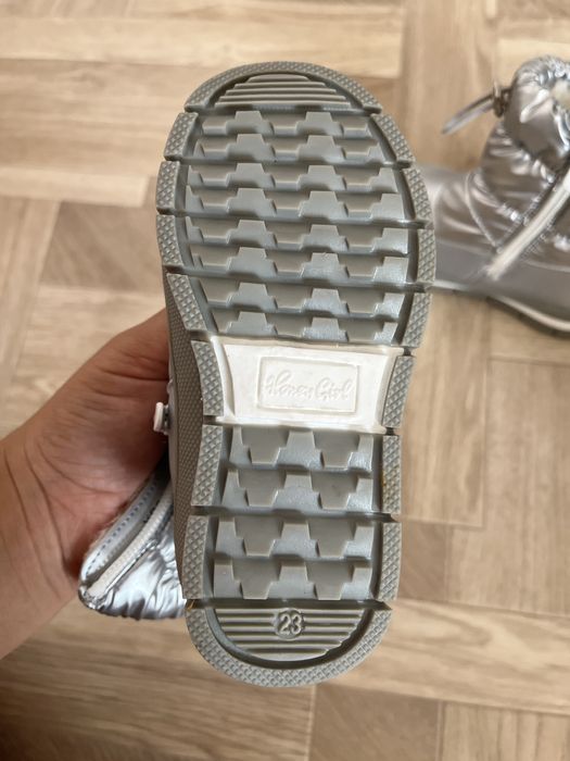 Сапоги зимние дутыши для девочки