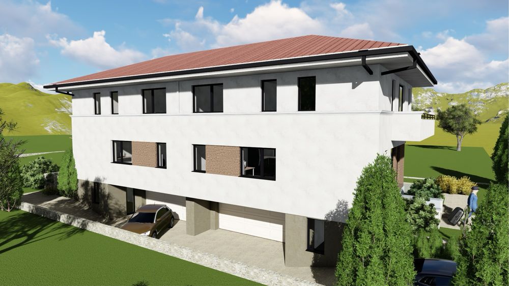 Casa tip duplex in Dambu Rotund D+P+E