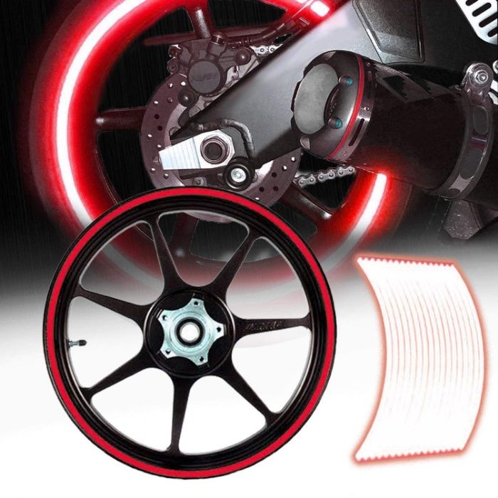 Светлоотразителни кантове ленти за джанти автомобил мотор байк ATB SUV