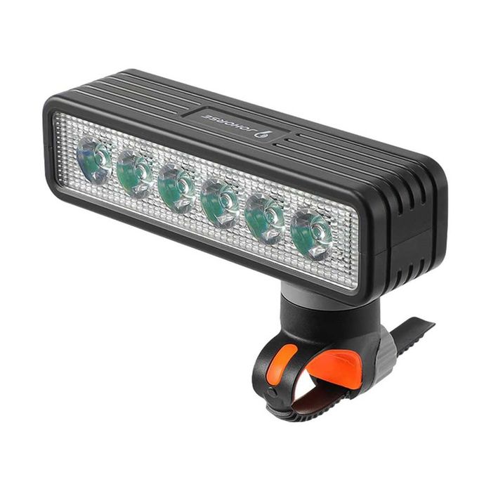 2 в 1 Предна LED светлина JOHORSE с вграден клаксон (500Lum / 120dB)