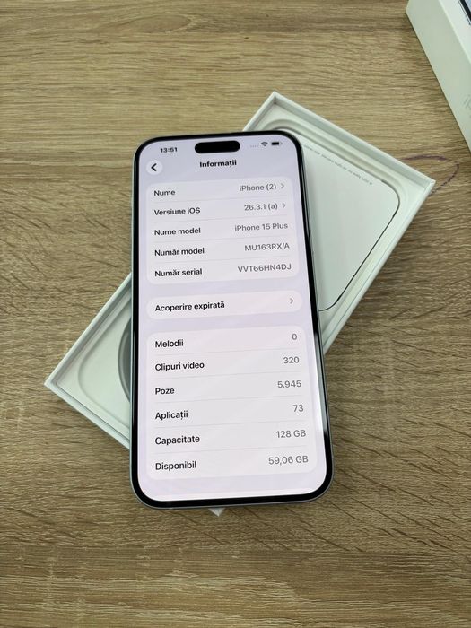 Iphone 15 Plus blue 128Gb