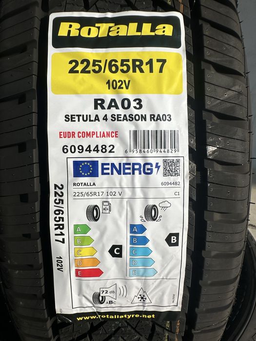 Нови всесезонни ROTALLA SETULA 4 SEASON RA03 225/65R17 102V 2256517