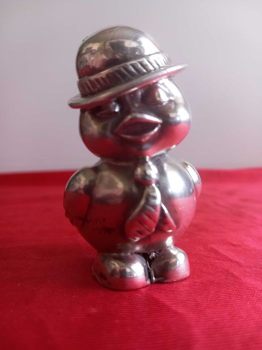 Сребърна Статуетка,Фигурка Пате ,76гр, Сребро 999