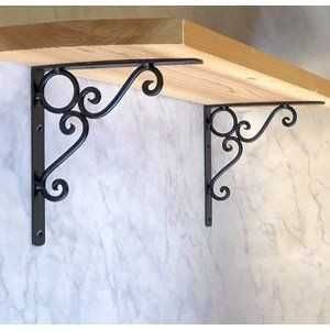Конзоли , стойки и ъгли за рафтове и етажерки от ковано желязо