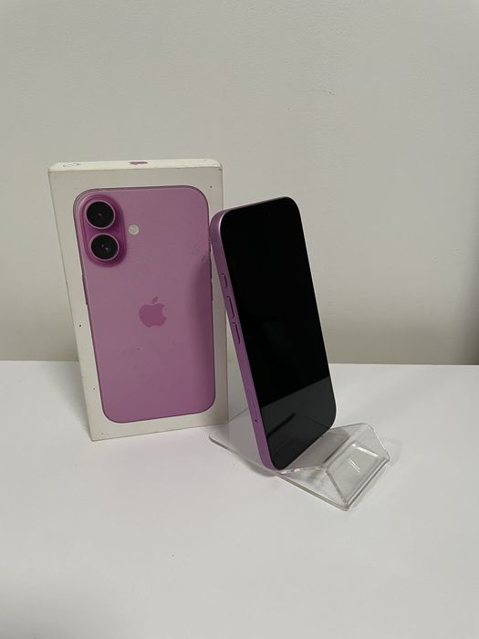 Iphone 16 pink 128 gb stare ca nou garantie si gactura