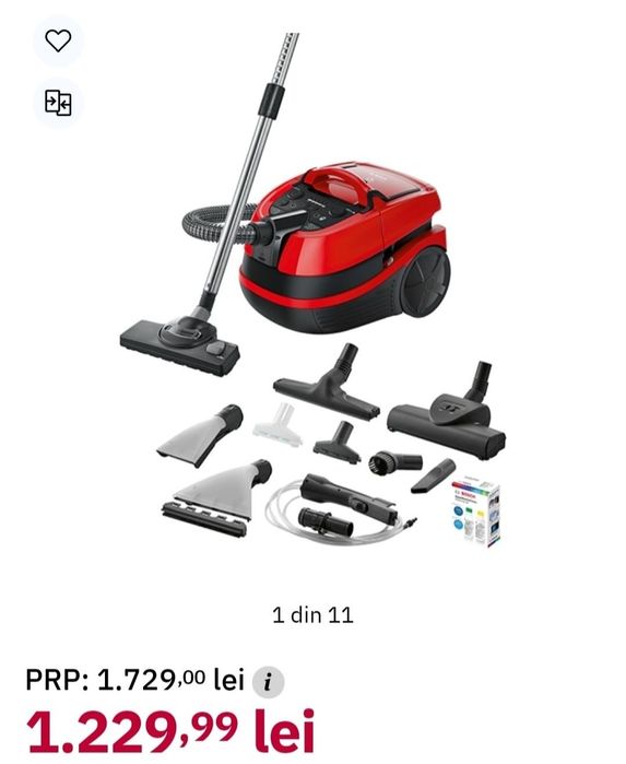 Bosch AquaWash&Clean Serie 4 ProAnimal – 2100W, Wet & Dry